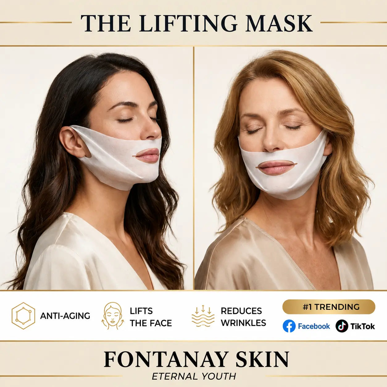 Lifting & Firming Reusable Face Mask Fontanay™