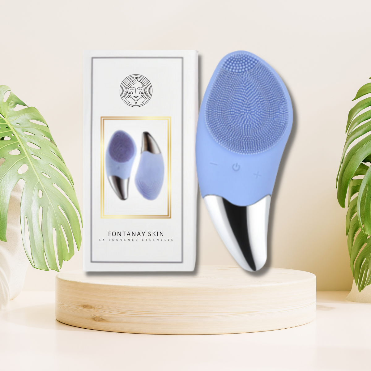 Facial Cleansing & Stimulating Silicone Brush Fontanay™