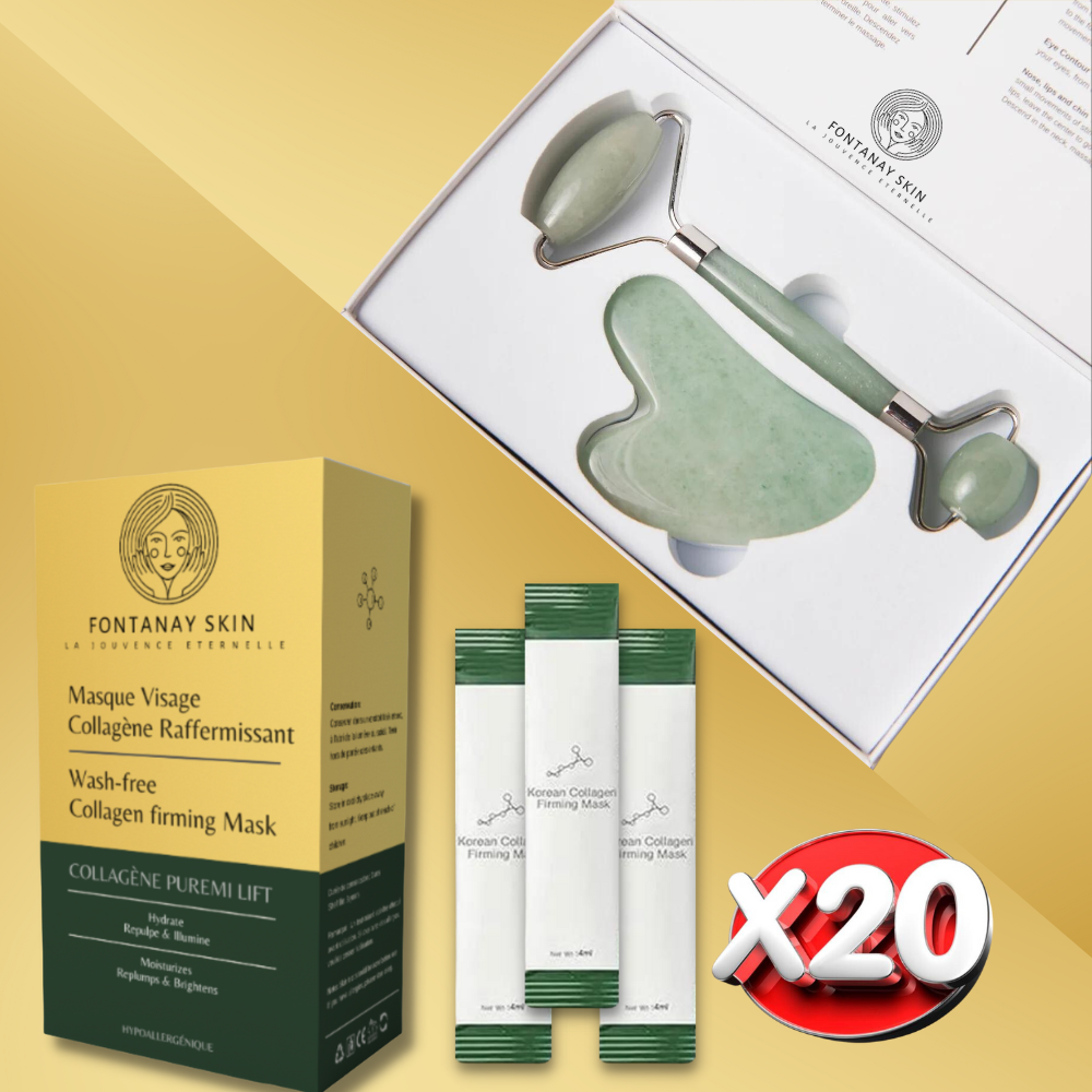 Jade Roll-on et Gua Sha Box Fontanay™